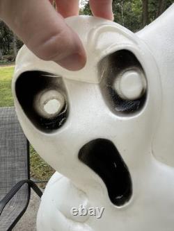 Set of 2 1995 Vintage Don Featherstone Ghosts/tombstone Blow Mold Halloween