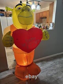 Shrek Happy Valentine's Day Airblown inflatable 6ft 2004 Retired DreamWorks HTF