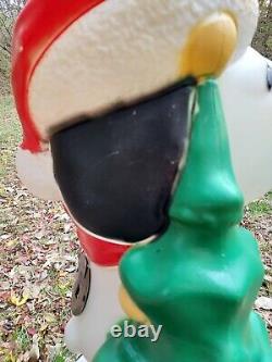 Snoopy Christmas Blow Mold Peanuts Tree Woodstock General Foam 30 Vintage