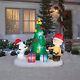 Snoopy And Charlie Brown Tree Airblown Christmas Tree Inflatable Display Outdoor