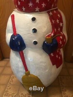 Snowman 42 Inches Blow Mold Holiday Christmas Yard Decor