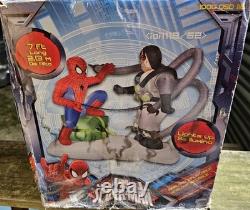 Spider-Man & Doc Ock Marvel Christmas Airblown Inflatable 7Ft long Light Up 2014 Spider-Man & Doc Ock Marvel Christmas Airblown Inflatable 7Ft long Light Up 2014
