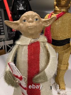 Star Wars C3PO Christmas Holiday Lighted 28 Darth Vader, YodaC-3PO WORKS