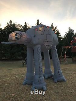Star Wars Disney AT AT giant airblown inflatable 9 ft NIP Gemmy AT-AT Christmas