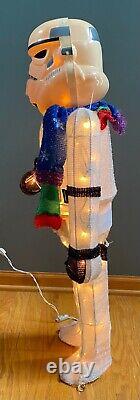 Star Wars Stormtrooper Christmas Lighted Yard Decor 37 Disney Kurt Adler