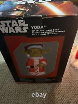 Star Wars Yoda 28 inch holiday lighted decoration Kurt Adler
