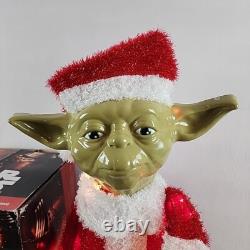 Star Wars Yoda Kurt Adler 28 Holiday Lighted Indoor / Outdoor Decoration Star Wars Yoda Kurt Adler 28 Holiday Lighted Indoor / Outdoor Decoration