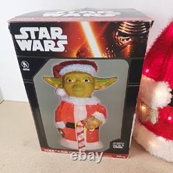 Star Wars Yoda Kurt Adler 28 Holiday Lighted Indoor / Outdoor Decoration Star Wars Yoda Kurt Adler 28 Holiday Lighted Indoor / Outdoor Decoration