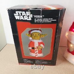 Star Wars Yoda Kurt Adler 28 Holiday Lighted Indoor / Outdoor Decoration Star Wars Yoda Kurt Adler 28 Holiday Lighted Indoor / Outdoor Decoration
