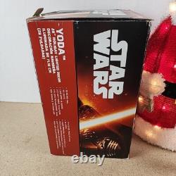 Star Wars Yoda Kurt Adler 28 Holiday Lighted Indoor / Outdoor Decoration Star Wars Yoda Kurt Adler 28 Holiday Lighted Indoor / Outdoor Decoration