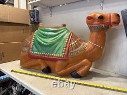 THE BIG ONE 42 Vintage Empire Camel Blow Mold Lighted For Nativity Largest Vers THE BIG ONE 42 Vintage Empire Camel Blow Mold Lighted For Nativity Largest Vers