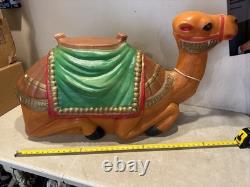 THE BIG ONE 42 Vintage Empire Camel Blow Mold Lighted For Nativity Largest Vers THE BIG ONE 42 Vintage Empire Camel Blow Mold Lighted For Nativity Largest Vers