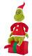 The Grinch Airblown Dr. Seuss Fuzzy Inflatable Led 9.5' Tall Brand New