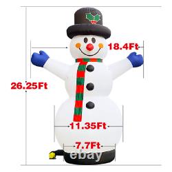 TKLoop 26Ft Christmas Inflatable Snowman Outdoor Yard Decoration Lawn