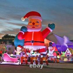 TKLoop Giant 33Ft Premium Inflatable Santa Claus with Blower for Christmas