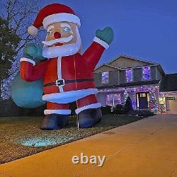 TKLoop Giant 33Ft Premium Inflatable Santa Claus with Blower for Christmas