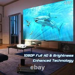 TMY WiFi Projector with 100? Screen 180 ANSI Brightness Over 7500 Lumens 1080