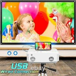 TMY WiFi Projector with 100? Screen 180 ANSI Brightness Over 7500 Lumens 1080