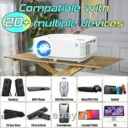 TMY WiFi Projector with 100? Screen 180 ANSI Brightness Over 7500 Lumens 1080