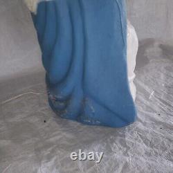 TPI 36 Christmas Nativity Joseph Mary Jesus Blow Mold LIGHT Vintage 2 pc