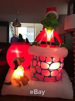 The 2007 Gemmy 6' Lighted Animated Grinch & Max Christmas Airblown Inflatable