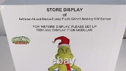 The Grinch Airblown Inflatable 10 Ft Fuzzy Plush Walmart Banner RARE New