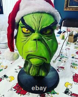 The Grinch Christmas display Bust