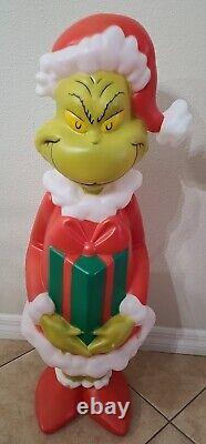 The Grinch & Cindy Lou Who Grinch Who Stole Christmas Blow Mold Lot Of 2 New