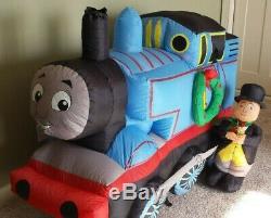 Thomas The Train Christmas airblown inflatable Sir Topham Hatt Gemmy 5.5 Ft long