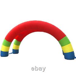 Twin Arches Inflatable Double Stander Advertising Arch With Free 350W Blower