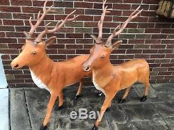 Two Santas Best 35 Reindeer Buck Deer Lighted Blow Mold