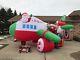 Used Huge 18.5ft Airblown Inflatable Christmas Airplane Air Santa Demo Unit