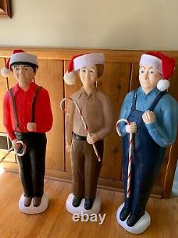 Union Don Featherstone Three Stooges Set Christmas Blow Molds