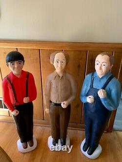 Union Don Featherstone Three Stooges Set Christmas Blow Molds