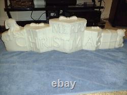 Union Merry Christmas Gifts blow mold PLEASE READ THE FULL LISTING