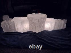 Union Merry Christmas Gifts blow mold PLEASE READ THE FULL LISTING