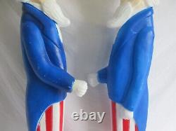 Union Products 36 Uncle Sam Patriotic Blow Mold Don Featherstone Fillable x2