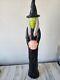 Union Skinny Pencil Witch Blow Mold Featherstone Halloween Lawn Decor Vintage Pu