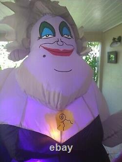 Ursula airblown inflatable 7.5Ft Wide Disney. Used. Damaged Box