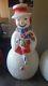 Very Rare 4th Of July 41 Snowman Blow Mold Light Up (red, White & Blue)