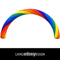 VEVOR Inflatable Rainbow Arched Door Advertising Arch 26 x 10 ft for Holiday