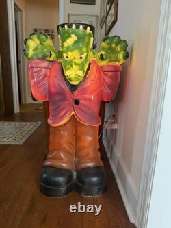 VINTAGE 36 General Foam Plastics FRANKENSTEIN BLOW MOLD- Lights Up