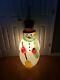 Vintage Adorable 39 Empire Snowman Withcarrot Nose Lighted Blow Mold Great Colors