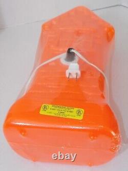 VINTAGE HAUNTED HOUSE HALLOWEEN BLOW MOLD 17 PLASTIC LIGHT UNUSED With CORD #1