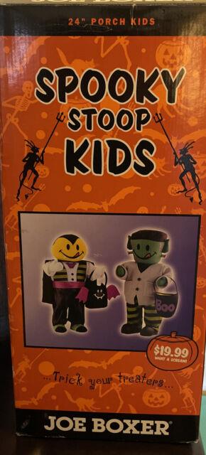 Vintage Rare! Halloween Spooky Stoop Kids, Rare 24 Joe Boxer Porch Kids! Nos