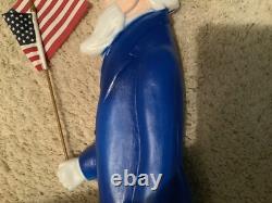 VINTAGE UNCLE SAM 1996 Union Products Don Featherstone 36 Patriotic Blow Mold