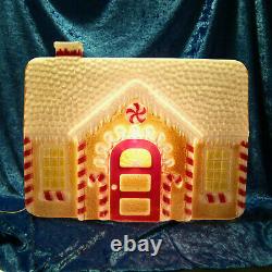 VTG Blow Mold Don Featherstone Gingerbread House Union Products xmas blowmold