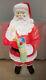 Vtg Blow Mold Santa 42 Tall Empire Usa Christmas Stocking Toys Outdoor Decor