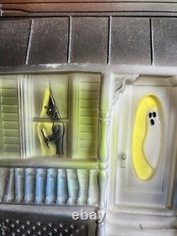 VTG DON FEATHERSTONE Lighted Haunted House Union Product Blow Mold 1995 EUC