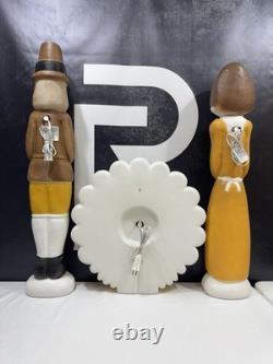 VTG Don Featherstone Thanksgiving Blow Molds Pilgrims Turkey Set VTG Don Featherstone Thanksgiving Blow Molds Pilgrims Turkey Set